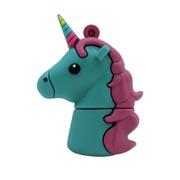 MEMORIA USB BROBOTIX 190432-31 DE 32GB DE UNICORNIO AZUL/MORADO-BROBOTIX