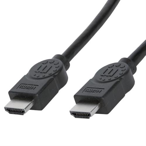 CABLE MANHATTAN 306126 HDMI 3 METROS NEGRO MACHO A MACHO-MANHATTAN