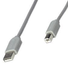 CABLE MANHATTAN 317863 USB A-B 3 METROS GRIS MACHO A MACHO-MANHATTAN