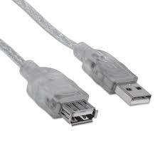 CABLE MANHATTAN 340502 EXTENSION USB 4.5 METROS GRIS MACHO A HEMBRA-MANHATTAN