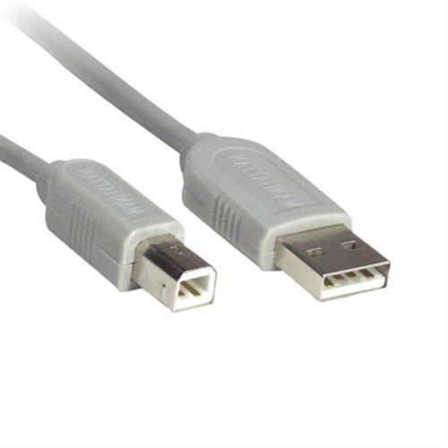 CABLE MANHATTAN 341028 USB A-B 4.5 METROS GRIS A MACHO A B MACHO-MANHATTAN