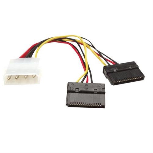 CABLE MANHATTAN 349369 PULG.YPULG. 1 MOLEX A 2 SATA DE 15 PIN NEGRO 0.15 METROS-MANHATTAN