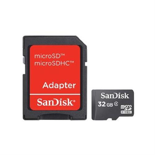 MEMORIA MICRO SD SANDISK SDSDQM-032G-B35A DE 32 GB CLASE 4 CON ADAPTADOR-SANDISK