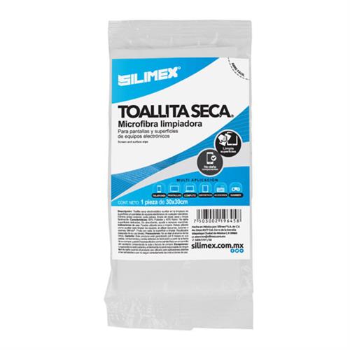 TOALLAS SECA SILIMEX TSECA PAQUETE DE 30 TOALLAS-SILIMEX