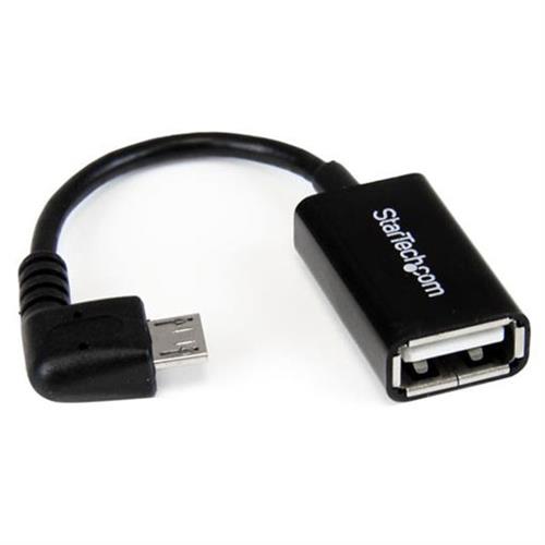 CABLE ADAPTADOR MICRO USB A USB OTG STARTECH UUSBOTGRA NEGRO 12 CM-STRATECH