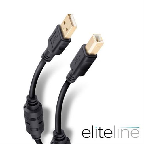 CABLE DE TRANSFERENCIA DE DATOS STEREN USB-477 TIPO A MACHO A TIPO B MACHO 3.6 M-STEREN