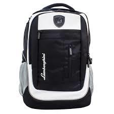 MOCHILA NEGRO BLANCO TECHZONE LG19BP07 DE POLIESTER-TECHZONE