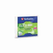 DISCO COMPACTO CD-RW VERBATIM 95161 700 MB VELOCIDAD 12X PRESENTACION INDIVIDUAL-VERBATIM