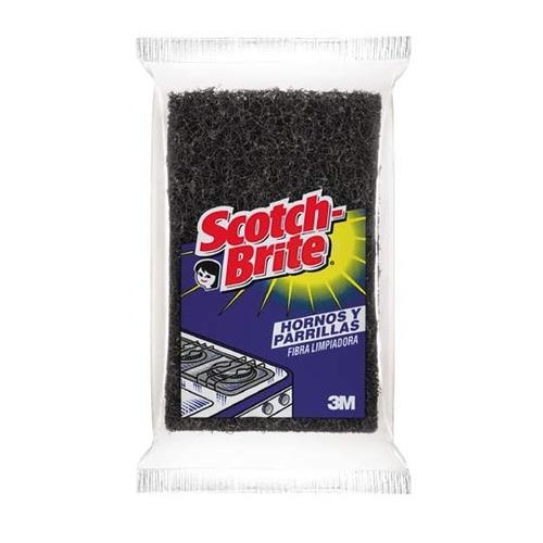 FIBRA PARA HORNOS Y PARILLA SCOTCH-BRITE DE USO DOMESTICO 1 PZA-3M