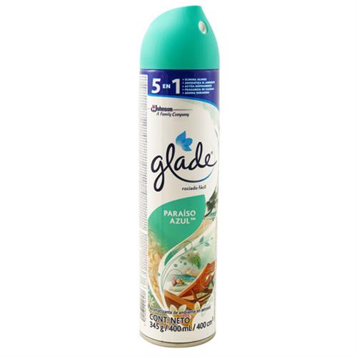 AROMATIZANTE AEROSOL GLADE PARAISO AZUL 400 ML-GLADE