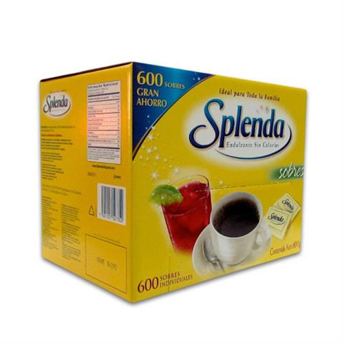 ENDULZANTE SPLENDA 1 CAJA CON 600 SOBRES-SPLENDA