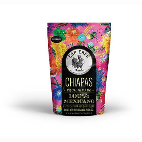 CAFÉ CAP CHIAPAS TOSTADO MOLIDO 500 GR-CAP