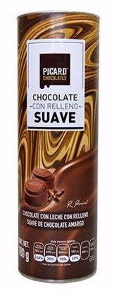 CHOCOLATE RELLENO SUAVE DE CHOCOLATE AMARGO PICARD 1 TUBO CON 15 PIEZAS-PICARD