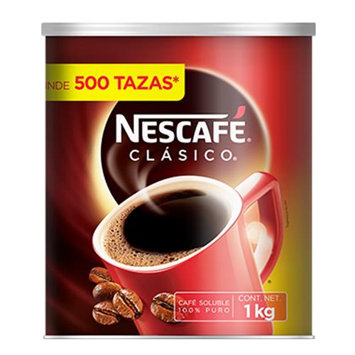 CAFE SOLUBLE NESCAFE CLASICO 1 KG-NESTLÉ