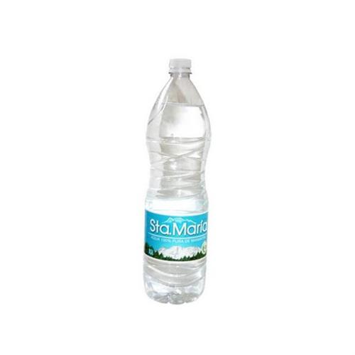 AGUA EMBOTELLADA SANTA MARIA DE 1.5 L SABOR NATURAL PAQUETE CON 12 PIEZAS-SANTA MARÍA