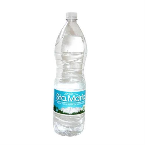 AGUA EMBOTELLADA SANTA MARIA DE 355 ML SABOR NATURAL PAQUETE CON 24 PIEZAS-SANTA MARÍA