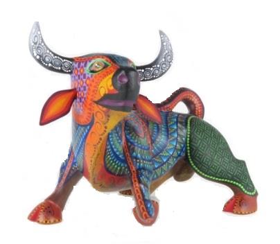 Alebrije Toro del Exito. Succesfull Bull-ALEBRIJE MXART