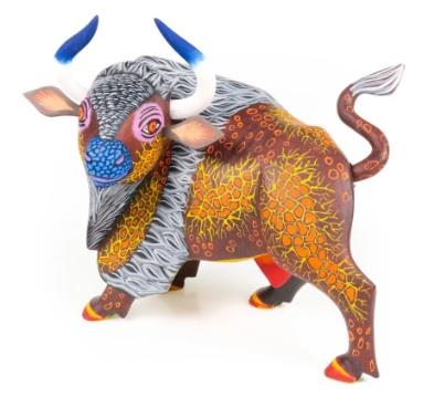 Alebrije Bisonte de la Abundancia, Bison of plenty-ALEBRIJE MXART