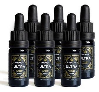 Greatful Ultra CBD 300mg (6ml) 6 pack		-GREATFUL