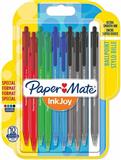 BER-BOL-2121506-BOLIGRAFO PAPER MATE COLORES SURTIDOS PUNTO FINO 1 PAQUETE CON 10 PIEZAS