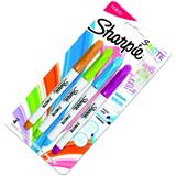 BER-MAR-2132980-MARCADOR PERMANENTE SHARPIE SNOTE CD4 ASSTD PAQ 4 PZS COLORES NARANJA VERDE AZUL MORA...