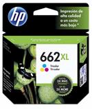 HP-TIN-CZ106AL-CARTUCHO DE TINTA HP 662XL TRICOLOR ORIGINAL CZ106AL