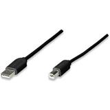 MAN-342650-CABLE USB A-B P/IMPRESORA 1.8 MTS. NEGRO