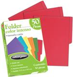 ACO-FOL-P3294-FOLDER WILSON JONES P3294 TAMAÑO CARTA 1 PAQUETE CON 50 PIEZAS