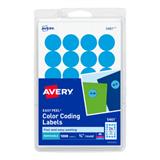 AVE-ETI-2103-ETIQUETAS CIRCULARES AZULES AVERY 2103 DE 1.9 CM DIAMETRO 1 PAQUETE