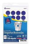 AVE-ETI-2110-ETIQUETA REDONDA AVERY 2110 COLOR AZUL