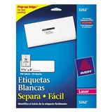 AVE-ETI-5162-ETIQUETAS SEPARA FACIL BLANCAS AVERY 5162 DE 3.4X10.2 CM 1 PAQUETE