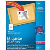 AVE-ETI-5164-ETIQUETAS BLANCAS AVERY 5164 DE 8.5X10.2 CM 1 PAQUETE