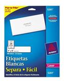 AVE-ETI-5261-ETIQUETAS SEPARA FACIL BLANCAS AVERY 5261 DE 2.5X10.2 CM 1 PAQUETE