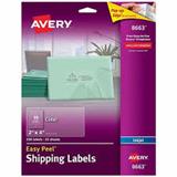 AVE-ETI-8663-ETIQUETAS SEPARA FACIL TRANSPARENTES AVERY 8663 DE 5.1X10.2 CM 1 PAQUETE