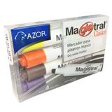 AZO-MAR-83474C-MARCADORES BASE CETONA AZOR CLASICO 1 PAQUETE CON 4 PIEZAS