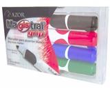 AZO-MAR-8394-MARCADORES PARA PIZARRON AZOR MAGISTRAL GRIP 1 PAQUETE CON 4 PIEZAS