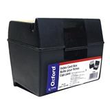 ESS-TARJ-01461-TARJETERO ESSELTE DE CAJA DE PLASTICO COLOR NEGRO TAMAÑO 4X6