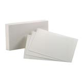 ESS-TARJ-50-TARJETERO ESSELTE DE PAPEL LENOX COLOR BLANCO TAMAÑO 5X8