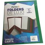 FTC-FOL-EL3005-FOLDER FORTEC EL-3005 TAMAÑO CARTA 1 PAQUETE CON 5 PIEZAS