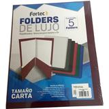 FTC-FOL-EL3006-FOLDER FORTEC EL-3006 TAMAÑO CARTA 1 PAQUETE CON 5 PIEZAS