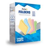 FTC-FOL-FCM03-FOLDER FORTEC FCM-03 TAMAÑO CARTA 1 PAQUETE CON 100 PIEZAS