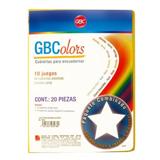 GBC-PAS-P3278-CUBIERTAS GBC GBCOLOR P3278 TAMAÑO CARTA 1 PIEZA CON 20 PIEZAS