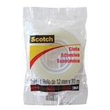 P3M-ADS-PP12X33-CINTA ADHESIVA DE POLIPROPILENO SCOTCH BOPP TRANSPARENTE DE 12 MM X 33 M 1 PZA