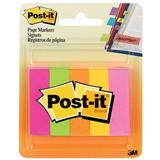 P3M-PST-6705AF-SEÑALADORES POST-IT 6705AF COLORES NEON 250 BANDERITAS