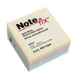 P3M-PST-NF4-P-NOTA ADHESIVA REMOVIBLE NOTE-FIX NF4-P COLORES PASTEL FORMA CUADRADA 400 HOJAS