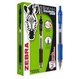 ZEB-PLU-8801-BOLÍGRAFO ZEBRA SARASA AZUL MEDIANO