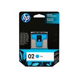 HP-TIN-C8771W-CARTUCHO DE TINTA HP 02 CYAN ORIGINAL C8771W