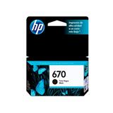 HP-TIN-CZ113AL-CARTUCHO DE TINTA HP 670 NEGRO ORIGINAL CZ113AL