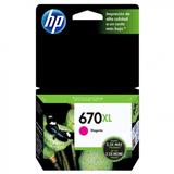 HP-TIN-CZ119AL-CARTUCHO DE TINTA HP 670XL MAGENTA ORIGINAL CZ119AL