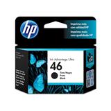 HP-TIN-CZ637AL-CARTUCHO DE TINTA HP 46 COLOR NEGRO ORIGINAL CZ637AL